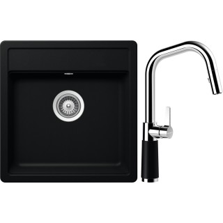 Set Schock S10-9 (dřez Mono N-100S Puro + baterie SC-530.120 Puro)