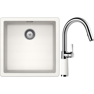 Set Schock S11-7 (dřez Greenwich N-100 Polaris + baterie SC-520.120 Polaris)