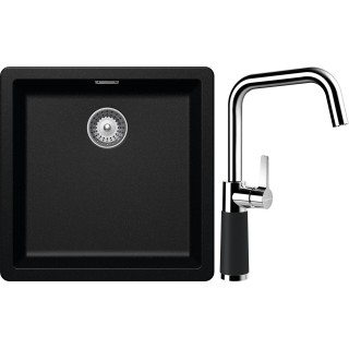 Set Schock S11-8 (dřez Greenwich N-100 Magma + baterie SC-530 Magma)