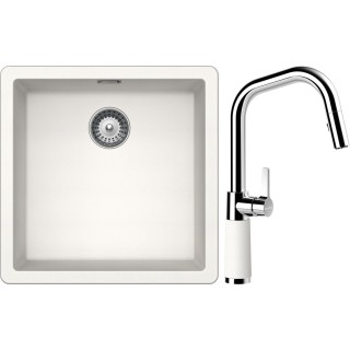 Set Schock S11-9 (dřez Greenwich N-100 Polaris + baterie SC-530.120 Polaris)