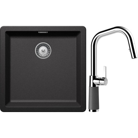 Set Schock S11-9 (dřez Greenwich N-100 Stone + baterie SC-530.120 Stone)