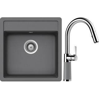 Set Schock S23-9 (dřez Nemo N-100S Croma + baterie SC-520.120 Croma)