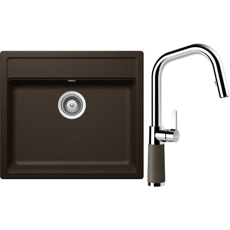 Set Schock S9-9 (dřez Mono N-100 Bronze + baterie SC-530.120 Bronze)