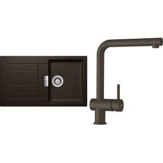 Set Schock S1-1 (dřez Signus D-100 Bronze + baterie Epos Bronze)