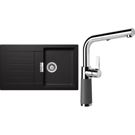 Set Schock S1-11 (dřez Signus D-100 Stone + baterie SC-540.120 Stone)