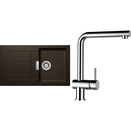 Set Schock S1-12 (dřez Signus D-100 Bronze + baterie Epos Chrom)