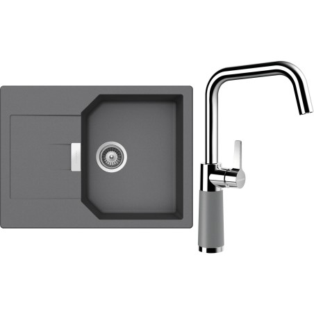 Set Schock S19-10 (dřez Manhattan D-100S Croma + baterie SC-530 Croma)