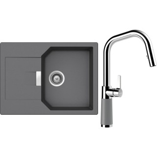 Set Schock S19-11 (dřez Manhattan D-100S Croma + baterie SC-530.120 Croma)