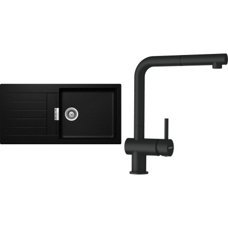 Set Schock S2-2 (dřez Signus D-100L Magma + baterie Epos.120 Magma)