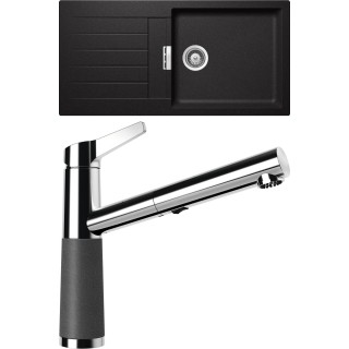 Set Schock S2-5 (dřez Signus D-100L Stone + baterie SC-510.120 Stone)