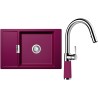 Set Schock S4-7 (dřez Mono D-100XS Berry + baterie SC-520.120 Berry)