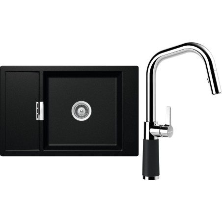 Set Schock S4-9 (dřez Mono D-100XS Magma + baterie SC-530.120 Magma)