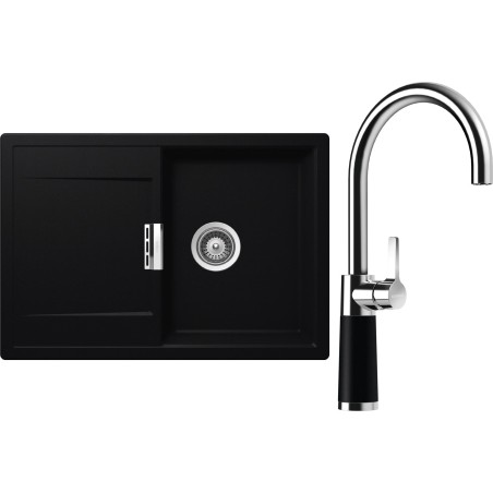 Set Schock S5-6 (dřez Mono D-100S Puro + baterie SC-520 Puro)