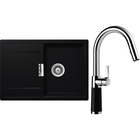 Set Schock S5-7 (dřez Mono D-100S Puro + baterie SC-520.120 Puro)