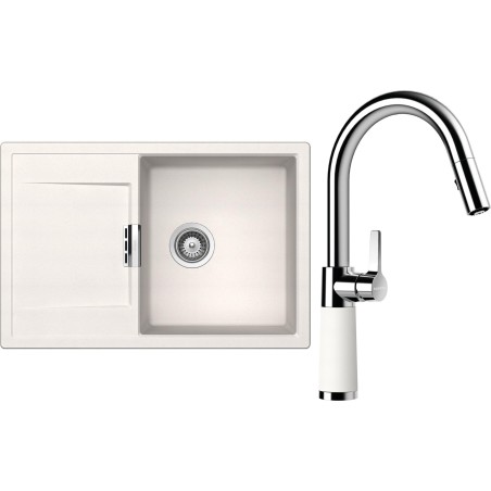 Set Schock S6-7 (dřez Mono D-100 Polaris + baterie SC-520.120 Polaris)