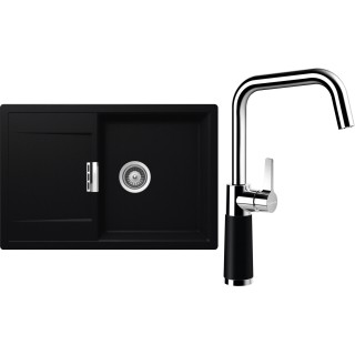 Set Schock S6-8 (dřez Mono D-100 Puro + baterie SC-530 Puro)