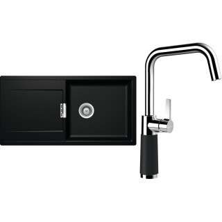 Set Schock S8-8 (dřez Mono D-100L Magma + baterie SC-530 Magma)