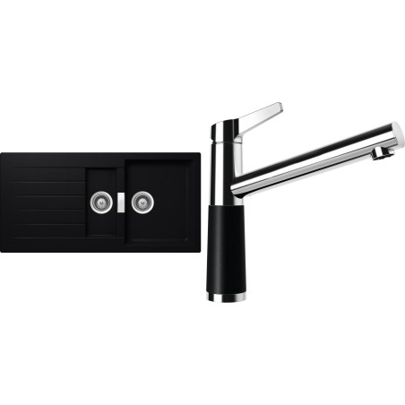 Set Schock S3-4 (dřez Signus D-150 Puro + baterie SC-510 Puro)