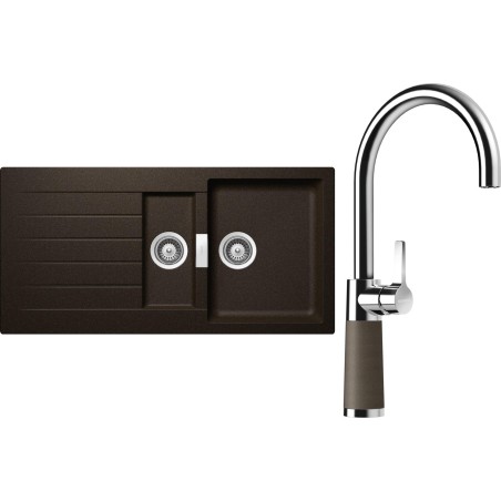 Set Schock S3-6 (dřez Signus D-150 Bronze + baterie SC-520 Bronze)