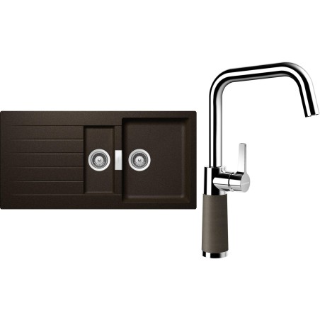 Set Schock S3-8 (dřez Signus D-150 Bronze + baterie SC-530 Bronze)