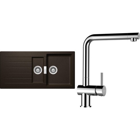 Set Schock S3-12 (dřez Signus D-150 Bronze + baterie Epos Chrom)