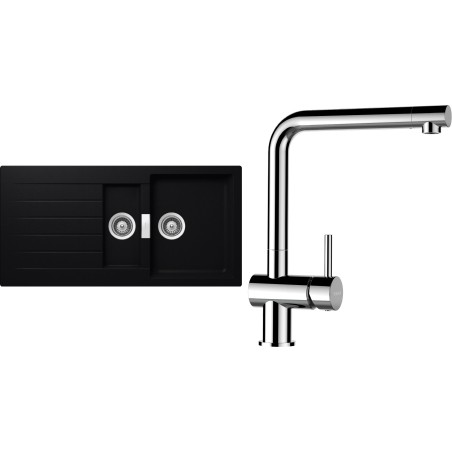 Set Schock S3-12 (dřez Signus D-150 Puro + baterie Epos Chrom)