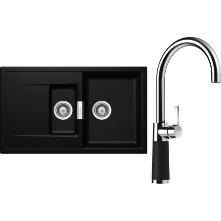 Set Schock S7-6 (dřez Mono D-150 Magma + baterie SC-520 Magma)