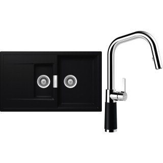 Set Schock S7-9 (dřez Mono D-150 Puro + baterie SC-530.120 Puro)