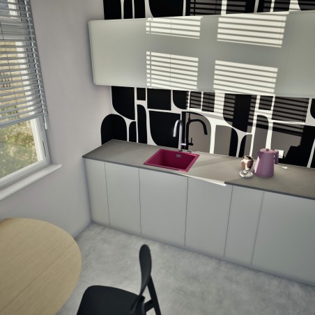 Kuchyňský dřez Schock Kaia N-100 Berry, montáž do roviny