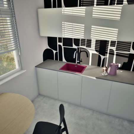 Kuchyňský dřez Schock Kaia N-100L Berry, spodní montáž