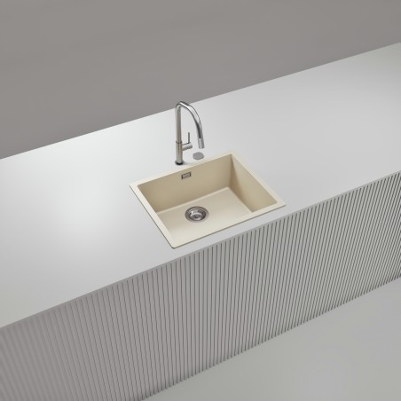 Kuchyňský dřez Schock Kaia N-100L Magnolia, horní montáž