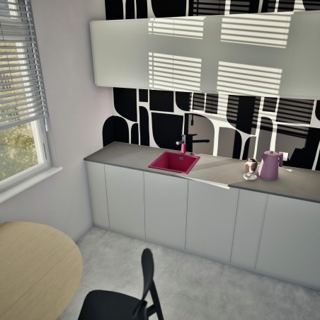 Kuchyňský dřez Schock Kaia N-100S Berry, horní montáž