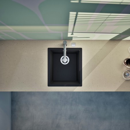 Kuchyňský dřez Schock Kaia N-100S Magma, spodní montáž