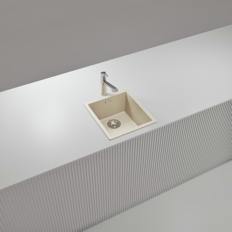 Kuchyňský dřez Schock Kaia N-100S Magnolia, horní montáž