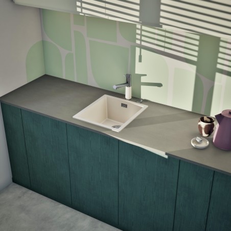 Kuchyňský dřez Schock Kaia N-100S Stone, montáž do roviny