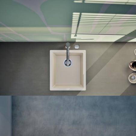 Kuchyňský dřez Schock Kaia N-100S Stone, montáž do roviny