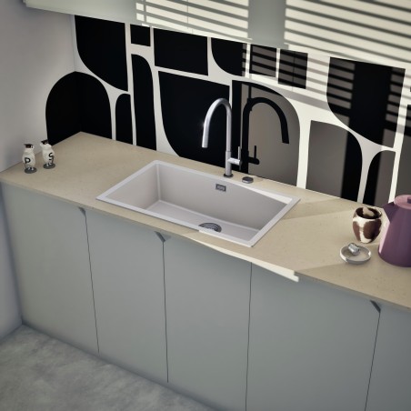 Kuchyňský dřez Schock Kaia N-100XL Polaris, horní montáž