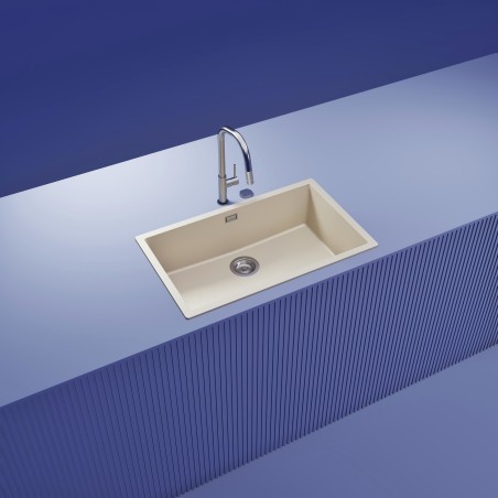 Kuchyňský dřez Schock Kaia N-100XL Silverstone, spodní montáž