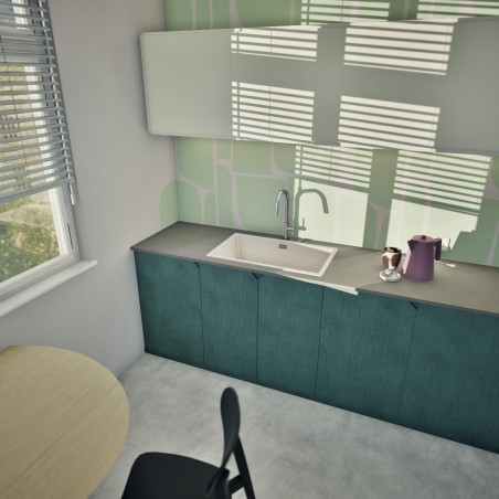 Kuchyňský dřez Schock Kaia N-100XL Stone, montáž do roviny