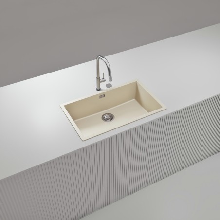 Kuchyňský dřez Schock Kaia N-100XL Stone, montáž do roviny