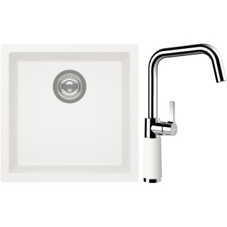 Set Schock S13-8 (dřez Kaia N-100 Polaris + baterie SC-530 Polaris)