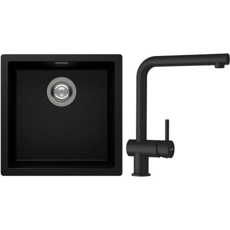 Set Schock S13-1 (dřez Kaia N-100 Magma + baterie Epos Magma)