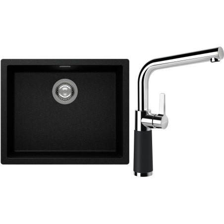 Set Schock S14-10 (dřez Kaia N-100L Magma + baterie SC-540 Magma)