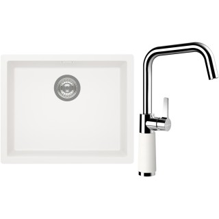 Set Schock S14-8 (dřez Kaia N-100L Polaris + baterie SC-530 Polaris)