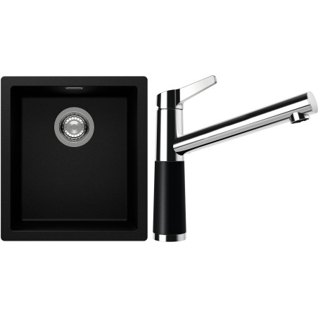 Set Schock S12-4 (dřez Kaia N-100S Puro + baterie SC-510 Puro)