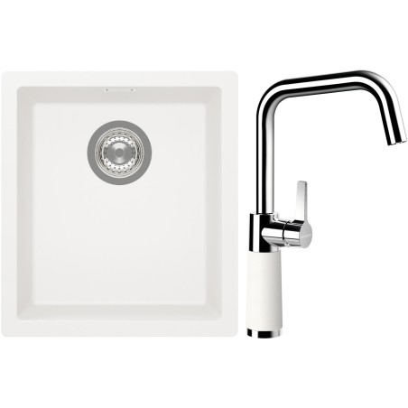 Set Schock S12-8 (dřez Kaia N-100S Polaris + baterie SC-530 Polaris)