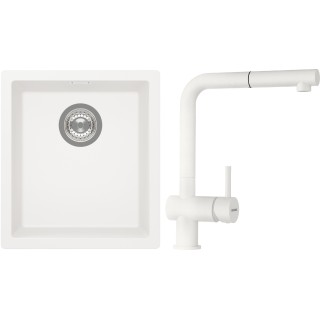 Set Schock S12-2 (dřez Kaia N-100S Polaris + baterie Epos.120 Polaris)