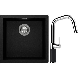 Set Schock S13-9 (dřez Kaia N-100 Magma + baterie SC-530.120 Magma)