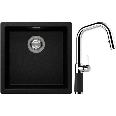 Set Schock S13-9 (dřez Kaia N-100 Magma + baterie SC-530.120 Magma)