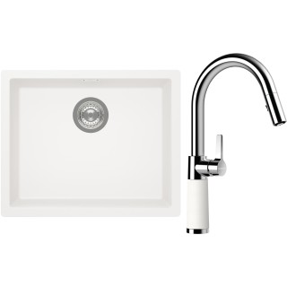 Set Schock S14-7 (dřez Kaia N-100L Polaris + baterie SC-520.120 Polaris)